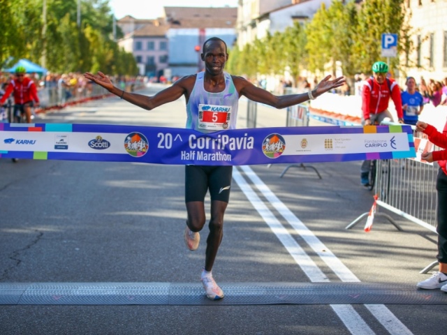 La 20^ CorriPavia Half Marathon incorona Frederick Kiptoo e Asmerawork Wolkeba