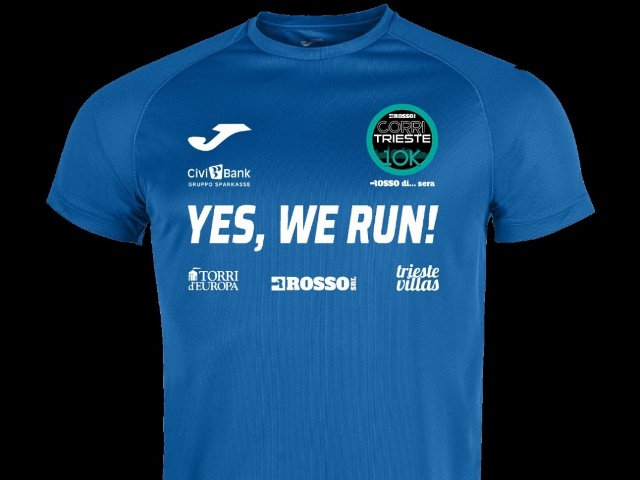 XXI Rosso Corri Trieste e Rosso di Sera Family Run, emozioni da indossare con la T-shirt Joma e la medaglia finisher
