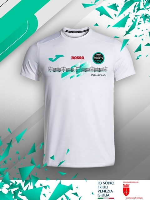 22^ Rosso Corri Trieste, T-shirt e medaglia per il territorio e per l’ambiente
