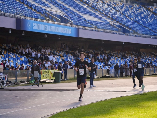 La Corsa di Miguel, oggi allo Stadio Maradona di Napoli con 1200 studenti