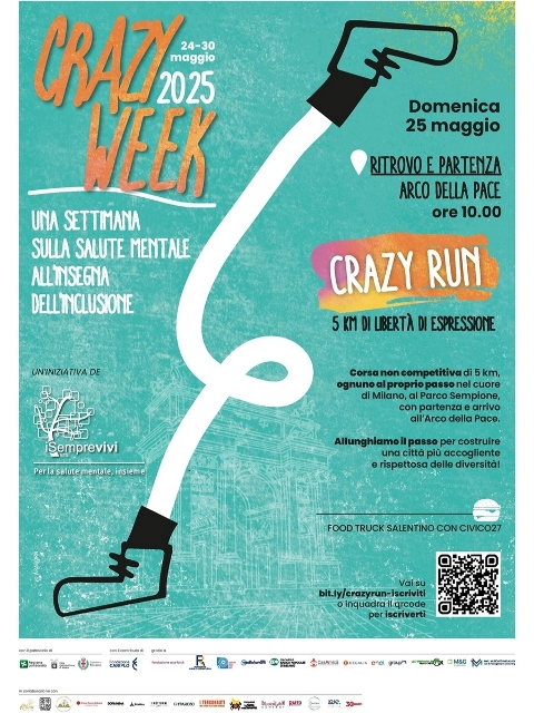 Milano corre contro lo stigma della malattia mentale: arriva la Crazy Run