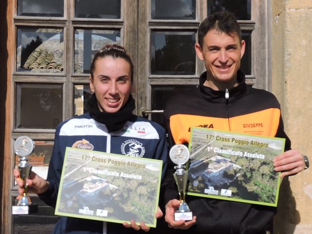 Alla 17° edizione del Cross di Poggio Allegro BioRace vittorie di Azzurra Agrusa e Giuseppe Spada