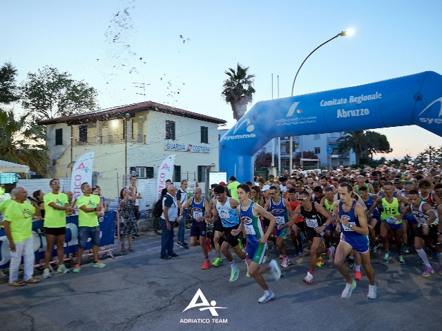 Il successo della Notturna di Corsa Sotto le Stelle illumina Tortoreto Lido