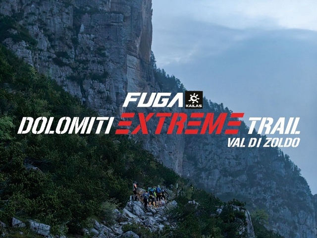 Dolomiti Extreme Trail della Val di Zoldo: il title sponsor è KAILAS FUGA