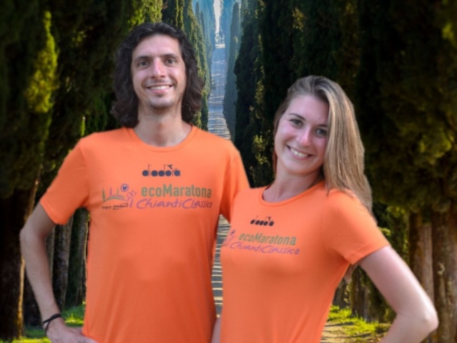 Calda e luminosa come il sole la T-shirt Diadora della 16^ EcoMaratona del Chianti Classico