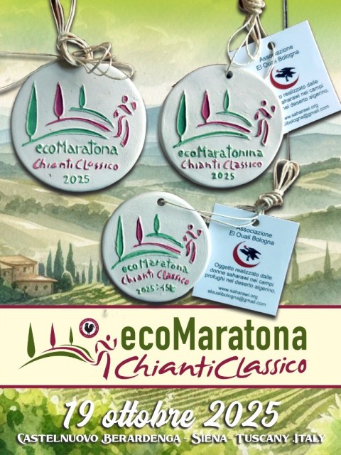 EcoMaratona del Chianti Classico, la solidarietà è un gioco  da indossare con una medaglia 