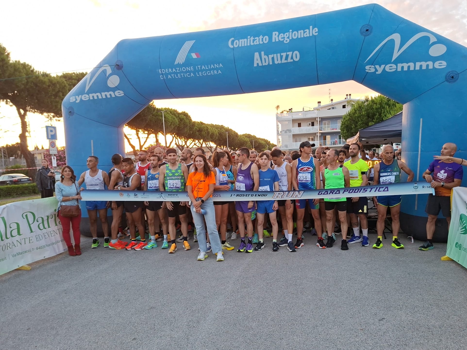 Corsa podistica e il ‘terzo tempo’ con arrosticini e gelato: seconda edizione da incorniciare per la Roseto Endu Run