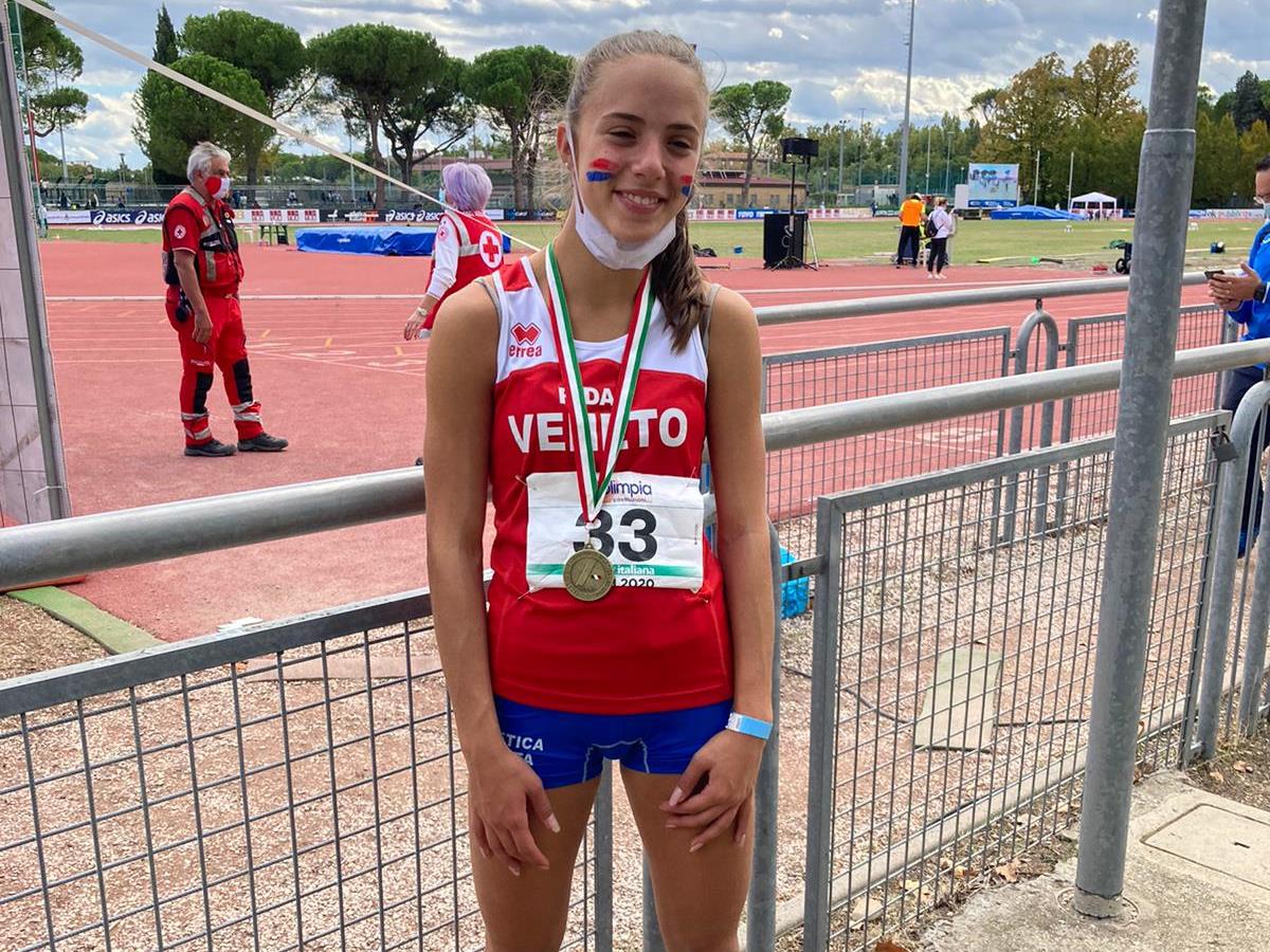 GS La Piave 2000, Evelyn Castellan è sesta ai tricolori cadette