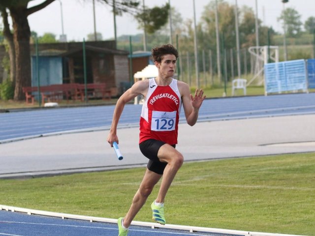 Trevisatletica, Federico Azzolina al Festival Olimpico della Gioventù Europea     