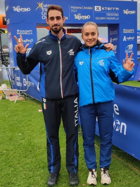 Due bronzi per Silca agli Europei di Triathlon Cross con Federico Spinazzè e Matilde Dal Mas