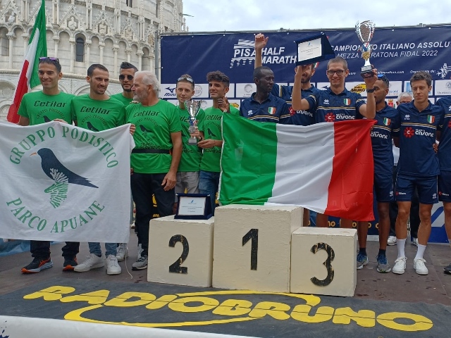 Parco d'argento a Pisa ai tricolori su strada
