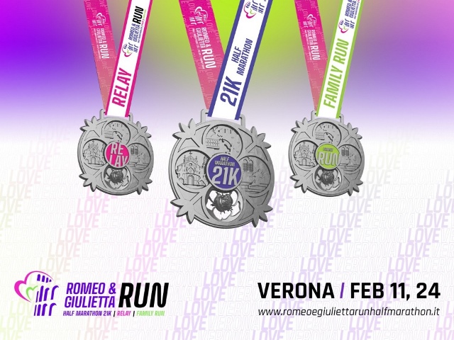 Nella medaglia di Romeo&Giulietta Run la passione dell’opera shakespeariana