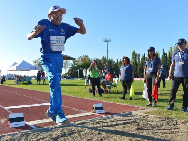 Europei master, Ottaviani in gara a 103 anni nel lungo 