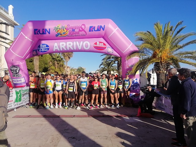 Half Marathon Pietro Mennea Gold e Donne in Rosa di nuovo a braccetto domenica 1 dicembre a Grottammare: 21 km, 10 km e camminata!
