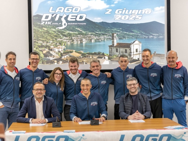 Presentata la 1^ Lago d’Iseo 21K Half Marathon: un debutto da record. Si corre Lunedì 2 Giugno