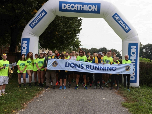 Con Antonio Rossi la «4^ Lions running, la gara più bella di sempre» si veste di azzurro