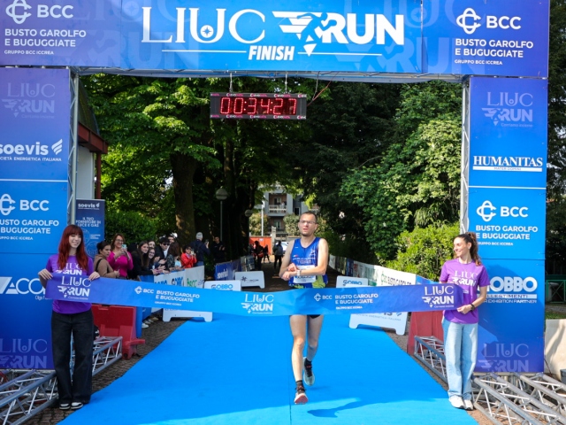 Belluschi, ritorno vittorioso alle gare alla Liuc Run