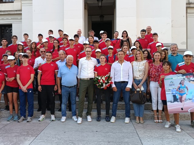 Lorenza De Noni festeggiata in municipio a Conegliano per il quinto posto mondiale
