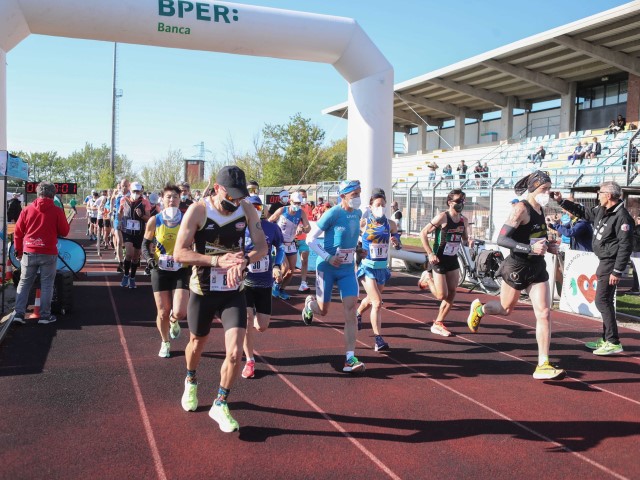 Rizzotti, Brusamento, Asado e Tirelli si impongo a Crevalcore in Maratona e Mezza