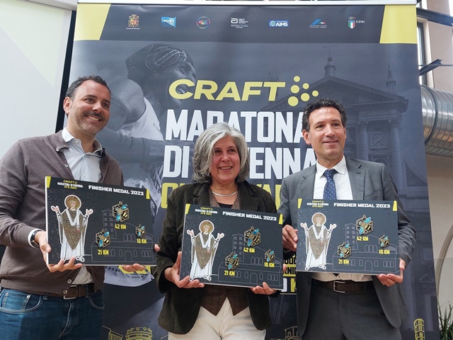 Cultura e tradizione nella nuova medaglia di Craft Maratona di Ravenna 2023 
