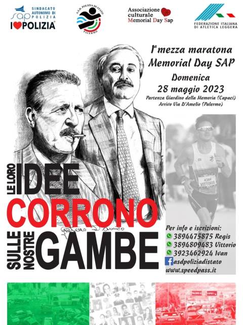 Memorial Day, mezza maratona contro la mafia