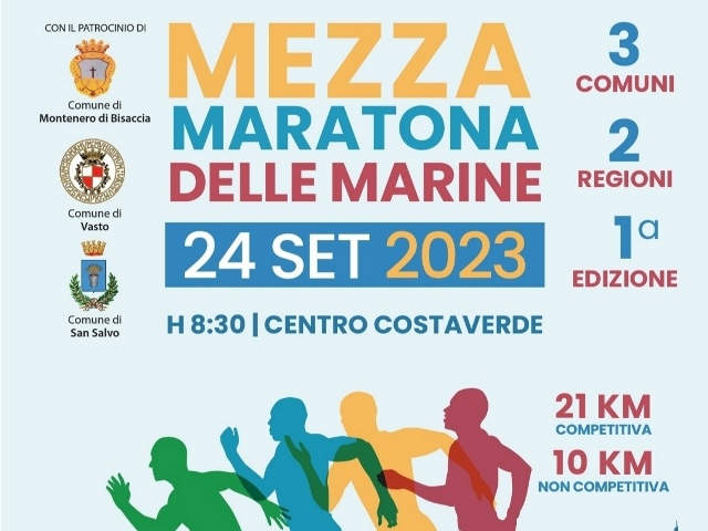 Tra Molise e Abruzzo pronta al varo la prima edizione della Mezza Maratona delle Marine