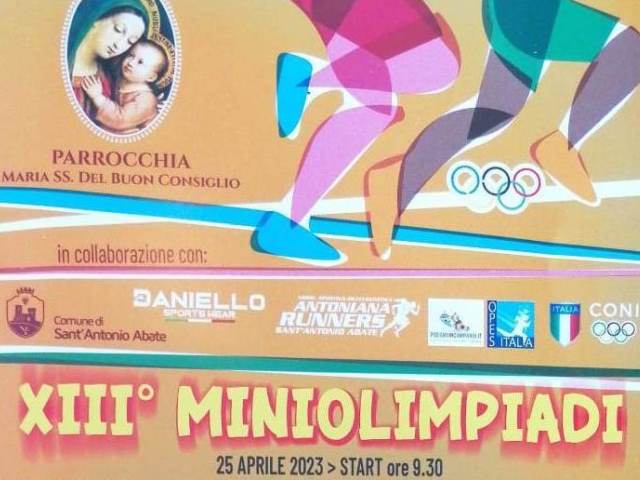 Sant’Antonio Abate: È tempo di Miniolimpiadi!