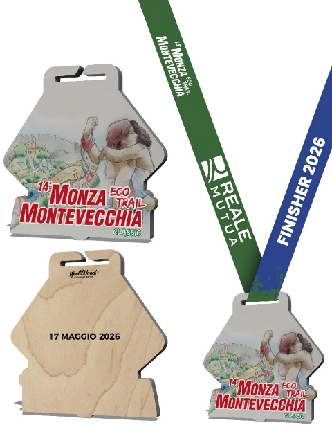 Svelate le medaglie della 14^ Reale Mutua Monza Montevecchia Eco Trail di domenica 17 maggio