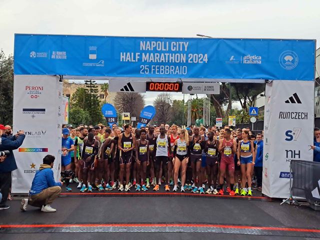 Domenica 23 febbraio 2025 la Napoli City Half Marathon,  apertura iscrizioni