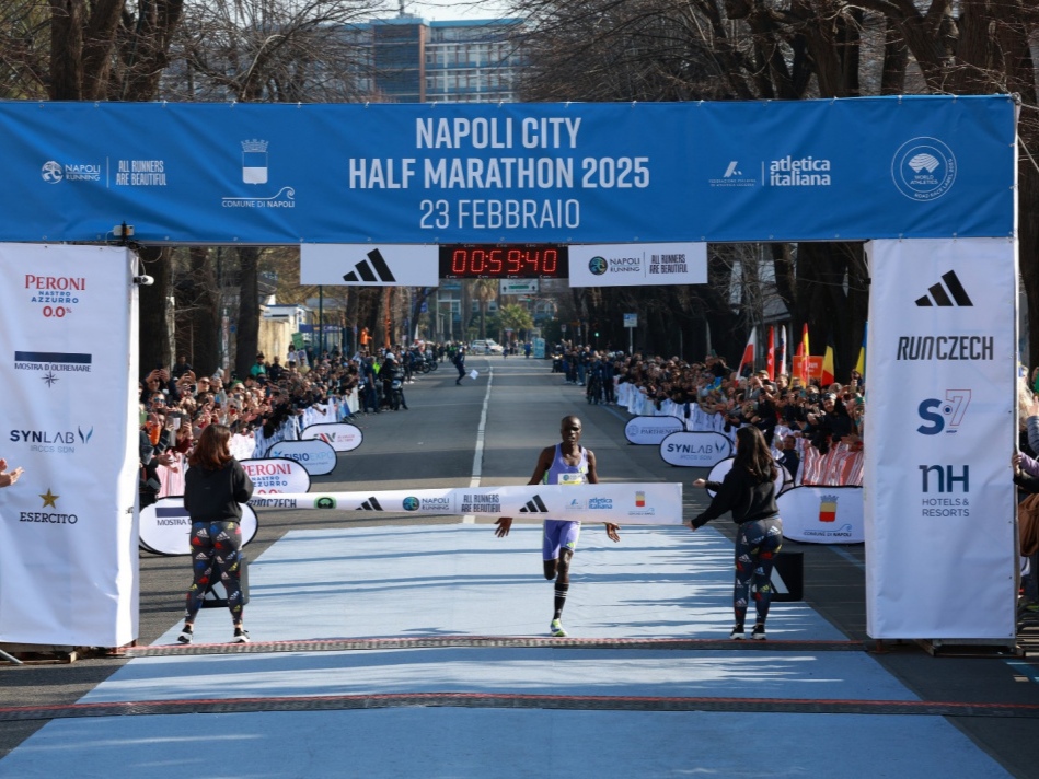 Coelmo Napoli City Half Marathon, doppia sfida per il primato maschile italiano di mezza maratona e di gara