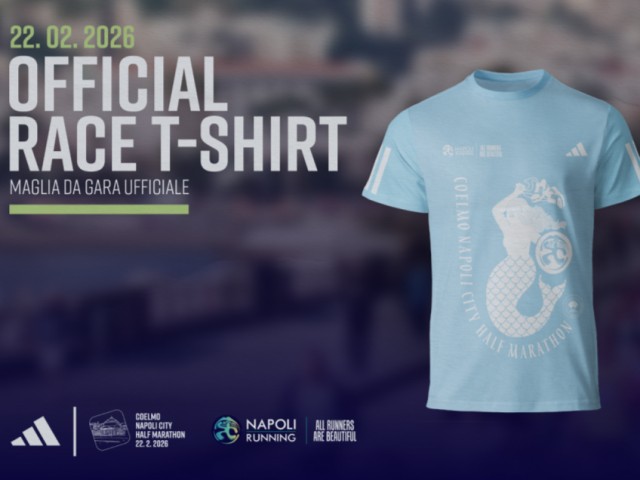 adidas firma la t-shirt tecnica della Coelmo Napoli City Half Marathon