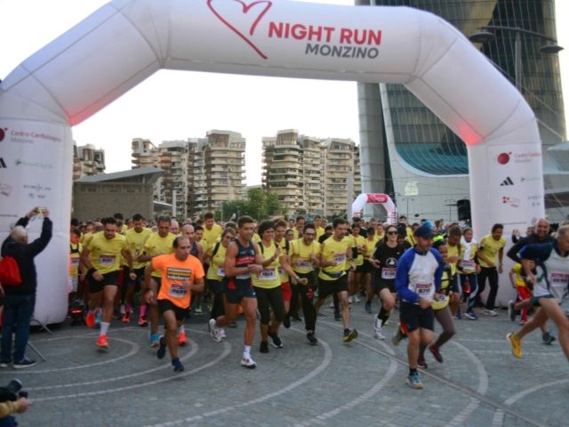 27 settembre, torna la 5^ Night Run Monzino: sport e benessere con il Centro Cardiologico Monzino
