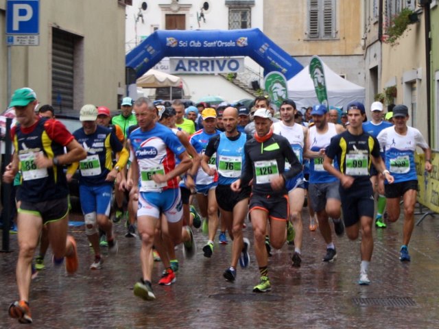Luca Merli e Arianna Valenti mettono la firma in calce ad un «Pergine Urban Trail» bagnato