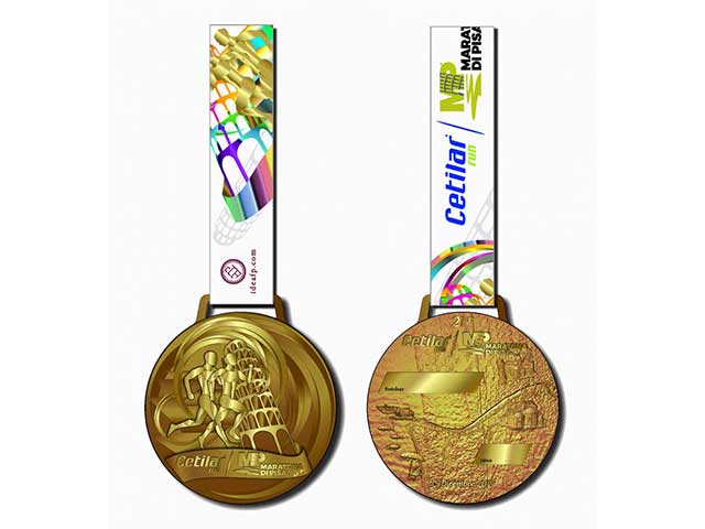 Cetilar Maratona di Pisa: la medaglia ufficiale della 21esima edizione