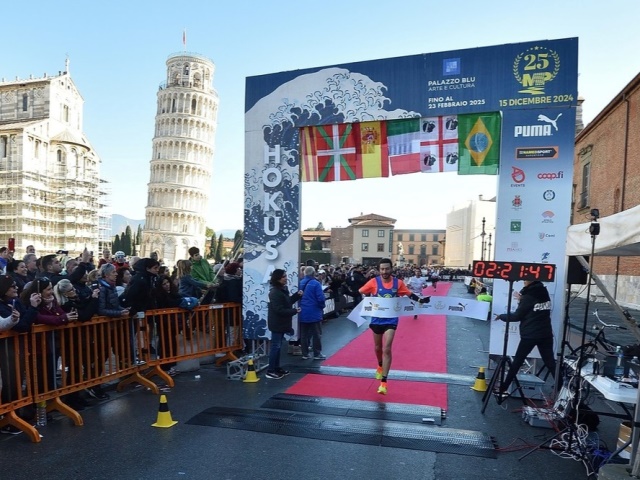 Festa XXV Maratona di Pisa, vincono Luca Parisi e l’ungherese Tunde Szabo