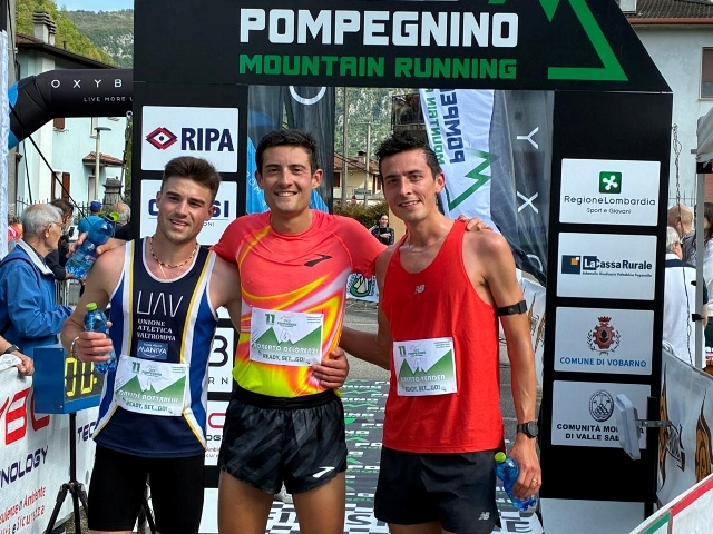 Oxyburn Pompegnino Mountain Running  incorona Delorenzi, Bonzi e i campioni regionali di Fidal Lombardia