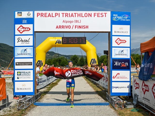 Michele Bortolamedi (K3) e Letizia Martinelli (Valdigne) re e regina del Triathlon dell’Alpago