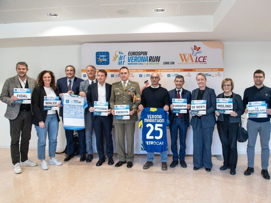 Domenica 16 novembre la Eurospin Verona Run Marathon, 12mila al via tra passione e solidarietà