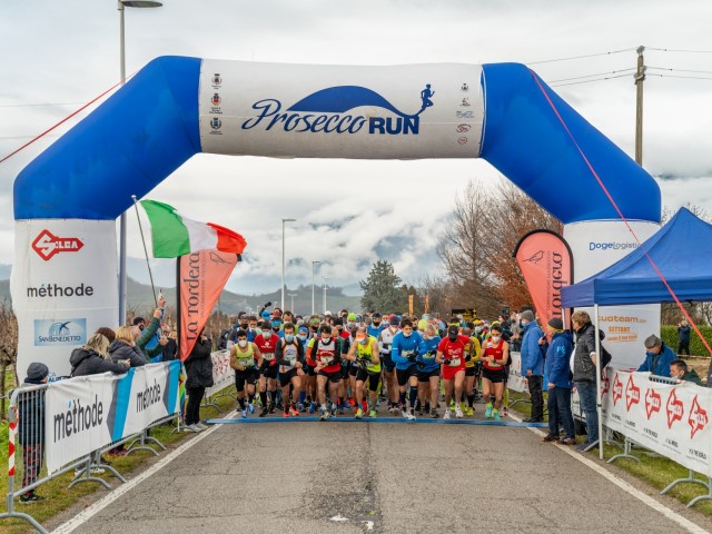 Alla Prosecco Run cin cin per Abdoullah Bamoussa e per l’etiope Asmerawork Bekele Wolkeba 