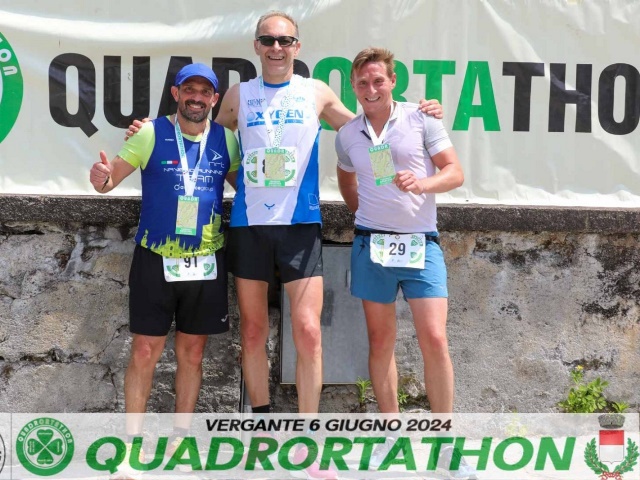 Borghesi fa festa alla Quadrortathon