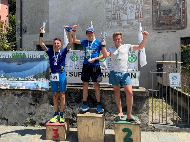 Quadrortathon, è Pasquali il primo leader