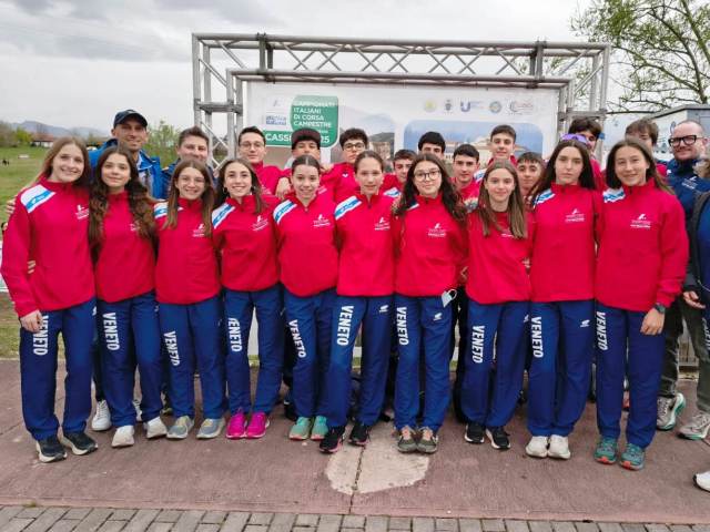 Veneto al quinto posto nel Cross di Cassino