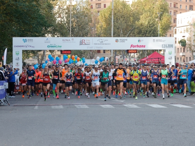 Domenica 10 novembre saranno oltre 2500 gli atleti al via della Rome 15 k-Nuova Ford Puma