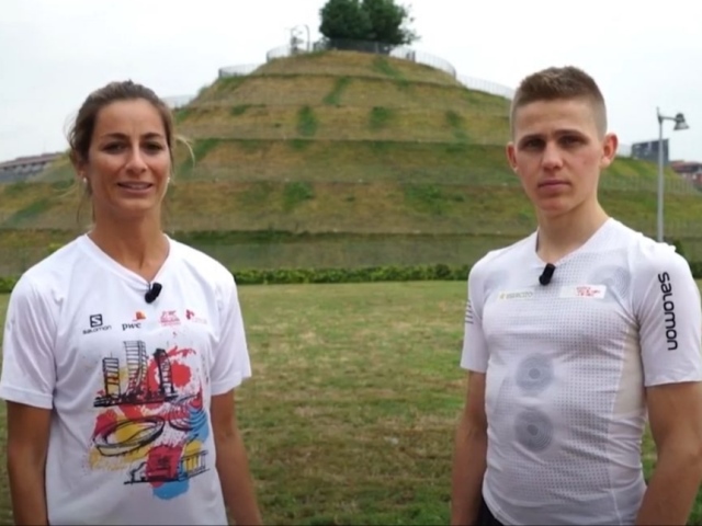 I top runner della Salomon Running Milano al via della PwC Top Cup 21 km con 18 piani della Torre PwC
