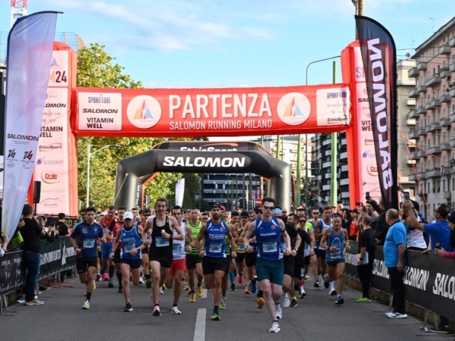 2500 i protagonisti della Salomon Running Milano, il vincitore Riva: “Percorso vario e divertente”