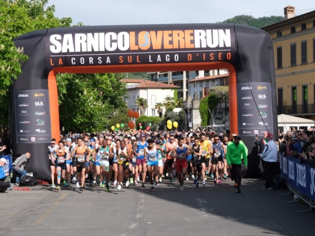 Questa domenica 27 aprile la 13^ Sarnico Lovere,  i top runner al via