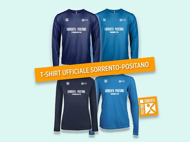 Sorrento Positano: 1 mese al via. C'è la T-shirt ufficiale