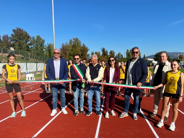 Inaugurata la nuova pista allo Stadio Zatopek 