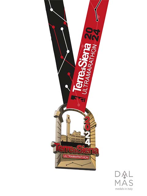 9^ Terre di Siena Ultramarathon: la medaglia è uno scorcio di Piazza del Campo
