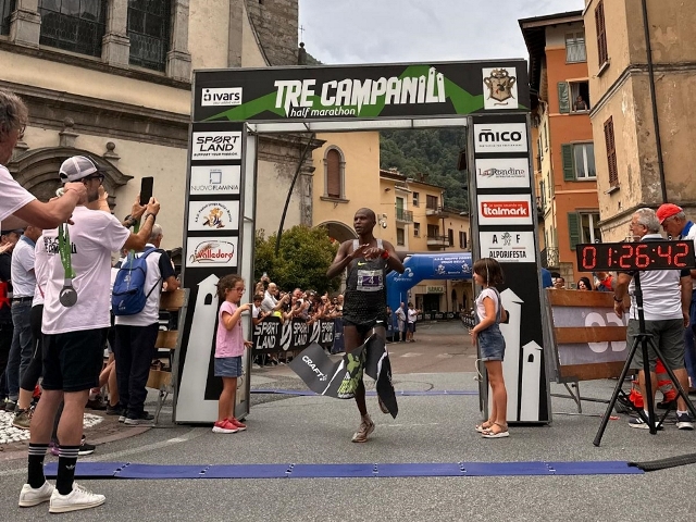 Ivars Tre Campanili half marathon: SeremBenjamin Kiprop e Ruedin Emilie si aggiudicano la XVII edizione della mezza maratona estiva della Valle Sabbia